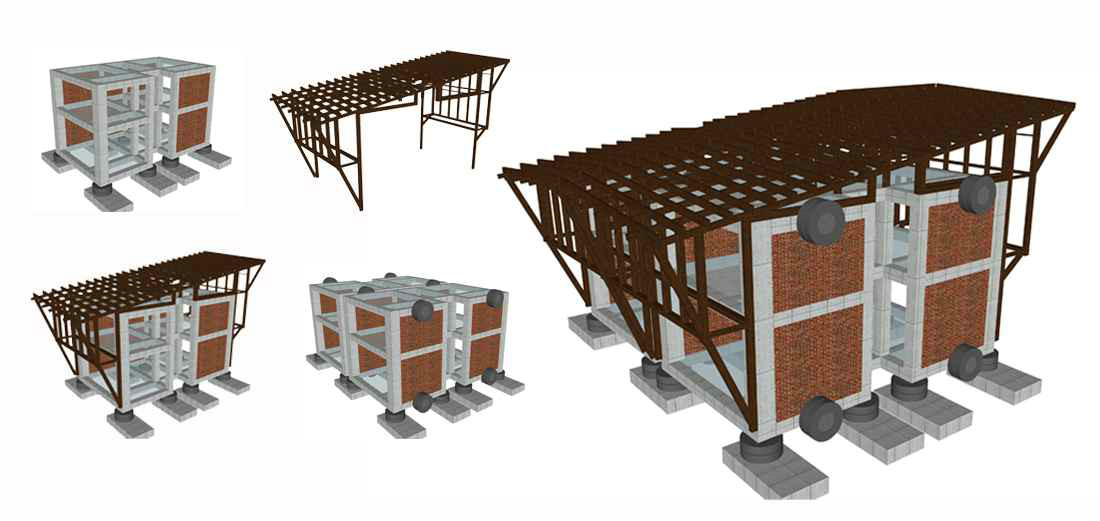 柔性社区--尼泊尔抗震建筑，WAQI设计，建筑设计，景观设计,小区设计，精品酒店设计,庭院酒店设计,客栈设计,景观规划,旧房改造,住宅景观,住房景观,酒店设计,园林绿化,景观,园林,生态,精品