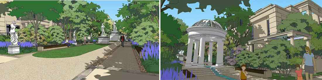 植物配置，SU效果图，卢浮原著景观设计，WAQI景观设计，住宅小区，景观设计,客栈设计,景观规划,旧房改造,住宅景观,住房景观,酒店设计,园林绿化,景观,园林,生态,精品