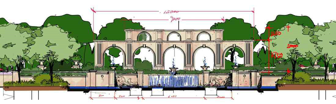 植物配置，SU效果图，卢浮原著景观设计，WAQI景观设计，住宅小区，景观设计,客栈设计,景观规划,水景，旧房改造,住宅景观,住房景观,酒店设计,园林绿化,景观,园林,生态,精品