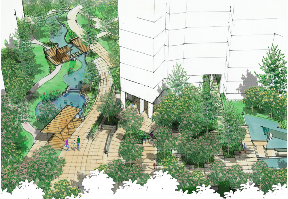 惠州新世界曦岸，WAQI景观，精品住宅，景观设计,庭院酒店设计,客栈设计,景观规划,旧房改造,住宅景观,住房景观,酒店设计,园林绿化,景观,园林,生态,精品